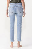 Lovervet Full Size Andrea Midrise Crop Straight Jeans- ONLINE ONLY 2-10 DAY SHIPPING