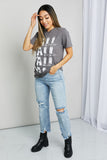 mineB Full Size Y'ALL Cowboy Boots Graphic Tee- ONLINE ONLY 2-10 DAY SHIPPING