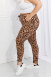 Leggings Depot Full Size Spotted Downtown Leopard Print Joggers- ONLINE ONLY 2-10 DAY SHIPPING