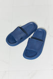 MMShoes Arms Around Me Open Toe Slide in Navy- ONLINE ONLY 2-10 DAY SHIPPING