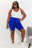 Zenana Full Size Never Let You Go Brushed Biker Shorts - ONLINE ONLY 2-10 DAY SHIPPING