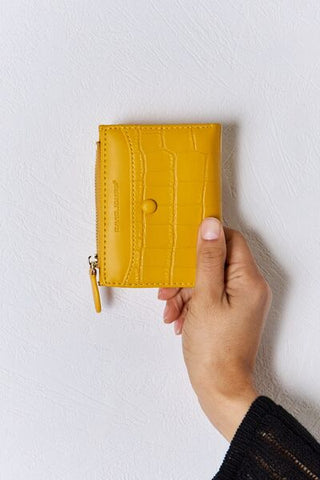 David Jones Texture PU Leather Mini Wallet - ONLINE ONLY