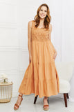 HEYSON Summer Dream Crochet Midi Dress in Sherbet- ONLINE ONLY- 2-7 DAY SHIPPING