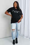 mineB Full Size Smiley Face Graphic Tee- ONLINE ONLY 2-10 DAY SHIPPING