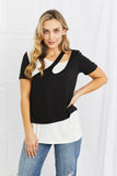 Celeste One Of A Kind Full Size Cut-Out Flowy Top- ONLINE ONLY- 2-7 DAY SHIPPING