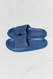 MMShoes Arms Around Me Open Toe Slide in Navy- ONLINE ONLY 2-10 DAY SHIPPING