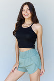 Ninexis Everyday Staple Soft Modal Short Strap Ribbed Tank Top in Black- ONLINE ONLY 2-7 DAY SHIPPING