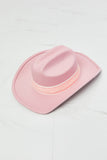 Fame Western Cutie Cowboy Hat in Pink- ONLINE ONLY 2-10 DAY SHIPPING