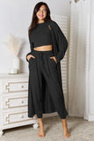 Online Only -Tank, Pants, Cardigan Set. 5-7 Day Ship