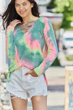 GeeGee Unwind Tie Dye Long Sleeve Top - ONLINE ONLY 2-10 DAY SHIPPING