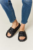 WILD DIVA Pyramid Stud Toe Band Footbed Sandals - ONLINE ONLY