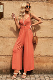 Smocked Spaghetti Strap Wide Leg Jumpsuit - ONLINE ONLY 2-7 DAY SHIP