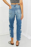 Judy Blue Laila Full Size Straight Leg Distressed Jeans- ONLINE ONLY 2-10 DAY SHIPPING