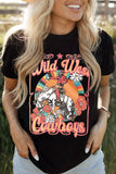 WILD WEST COWBOYS Graphic Tee Shirt- ONLINE ONLY 2-10 DAY SHIPPING
