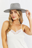 Fame In Her Mood Fedora Hat- ONLINE ONLY- 2-7 DAY SHIPPING