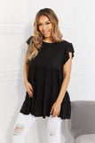 Zenana Full Size Kissing in Kansas City Tiered Top- ONLINE ONLY 2-10 DAY SHIPPING