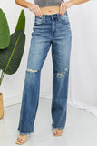 Judy Blue Becka Full Size Mid Rise Straight Jeans- ONLINE ONLY- 2-7 DAY SHIPPING