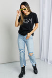 mineB Full Size Smiley Face Graphic Tee- ONLINE ONLY 2-10 DAY SHIPPING
