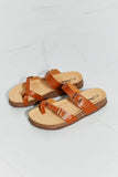 Forever Link Coastal Escape Toe Ring Footbed Slide Sandal- ONLINE ONLY 2-10 DAY SHIPPING