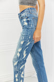 Judy Blue Laila Full Size Straight Leg Distressed Jeans- ONLINE ONLY 2-10 DAY SHIPPING
