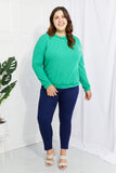 Blumin Apparel Livin' LIfe Full Size Ribbed Top- ONLINE ONLY 2-10 DAY SHIPPING