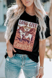LONG LIVE COWGIRLS Graphic Tee- ONLINE ONLY 2-10 DAY SHIPPING