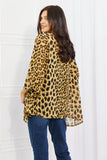Melody Wild Muse Full Size Animal Print Kimono in Brown - ONLINE ONLY 2-10 DAY SHIPPING