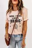 Graphic Cuffed Sleeve Round Neck T-Shirt- ONLINE ONLY 2-10 DAY SHIPPING