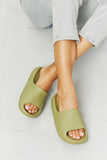 NOOK JOI In My Comfort Zone Slides in Green - ONLINE ONLY 2-10 DAY SHIPPING