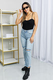 Petal Dew Full Size Ribbed Cami in Black- ONLINE ONLY 2-10 DAY SHIPPING