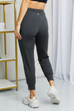 Leggings Depot Full Size Wide Waistband Cropped Joggers- ONLINE ONLY 2-10 DAY SHIPPING