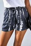 Tie-Dye Drawstring Waist Shorts with Pockets - ONLINE ONLY