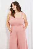 Zenana Only Exception Full Size Striped Jumpsuit - ONLINE ONLY 2-7 DAY SHIP