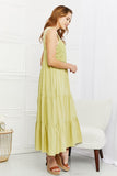 HEYSON Summer Dream Crochet Midi Dress in Lime- ONLINE ONLY- 2-7 DAY SHIPPING