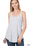 Assorted Sleeveless Round Neck / Hem Tank - In Store