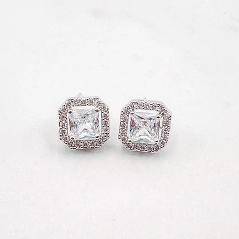 Square Silver Stud - In Store