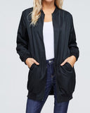 Embroider long style jacket