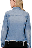 DISTRESSED DENIM JACKET - IN STORE