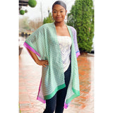 Silky Printed Kimono - In Store