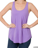 Assorted Sleeveless Round Neck / Hem Tank - In Store