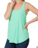 Assorted Sleeveless Round Neck / Hem Tank - In Store