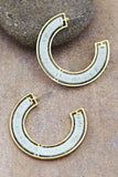 Asst. Thread Wrapped Hoop Earrings - In Store