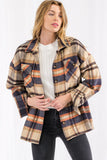 Plus Assorted Plaid Shacket