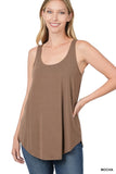 Assorted Sleeveless Round Neck / Hem Tank - In Store