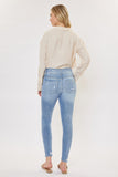 Curvy High Rise Triple Button Skinny Jean - In Store