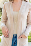 Assorted Open Front Cardigan w/ Pockets